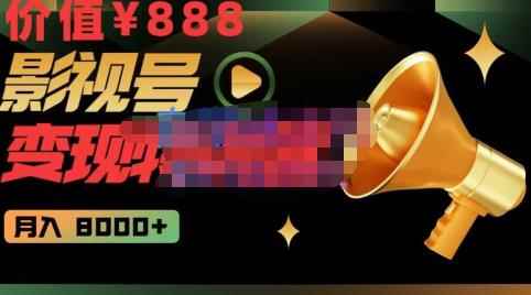 智栋·影视号变现特训营月入8000+，从账号定位到素材到创作到热门全套课程-价值888元-咩咩网络