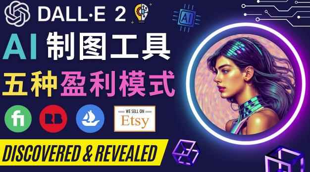 利用Ai绘图工具DALL E 2赚钱的5种途径DALL E 2的注册流程和使用方-咩咩网络