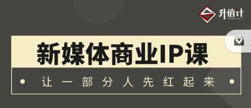 升值计新媒体商业IP3.0，全面揭秘新媒体写作套路及其背后的底层逻辑-咩咩网络
