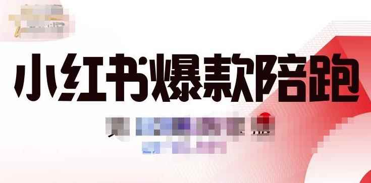 贾真小红书陪跑班第11期，从人设定位，账号设置，选品思路，拍照教程，发文流程等-咩咩网络