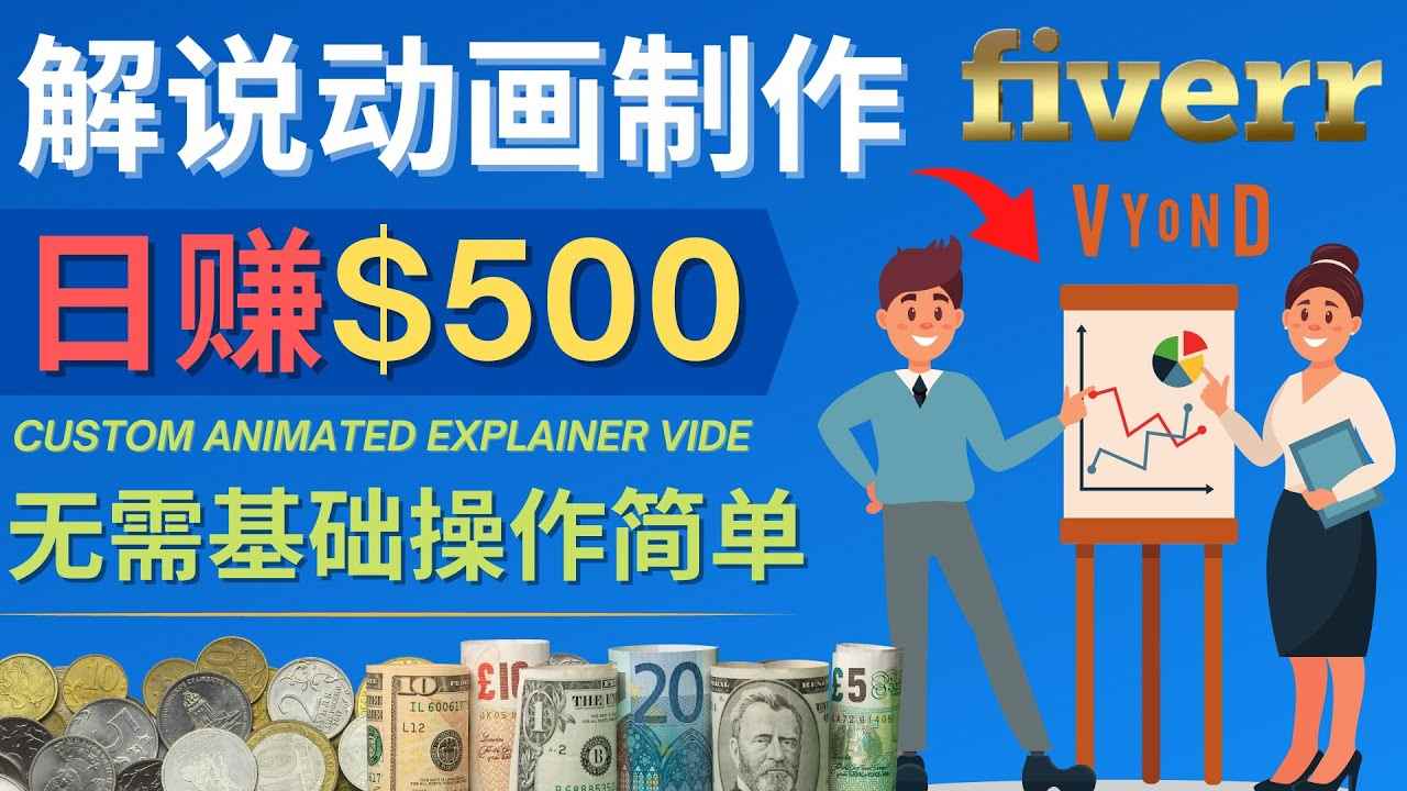 （4286期）制作解说类动画视频（Animated Explainer）日赚500美元以上 – 0基础可操作-咩咩网络