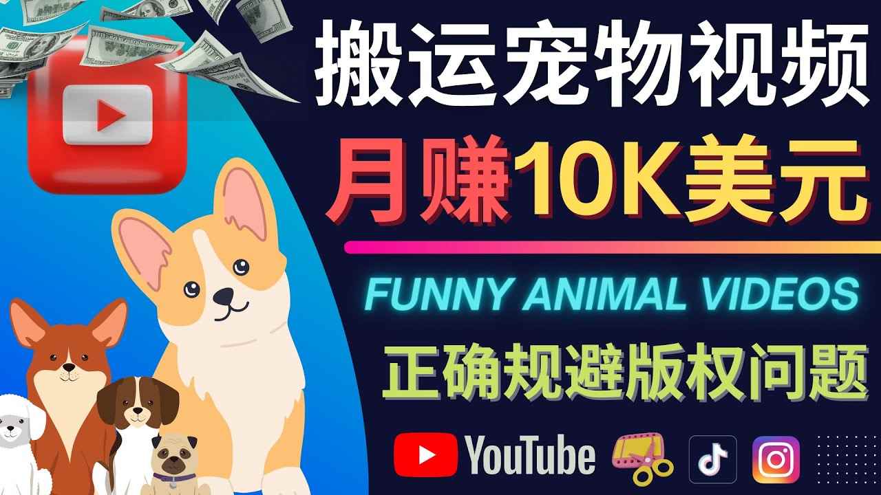 （4221期）搬运TIKTOK视频到YouTube，并进行二次创作，月赚1万美元以上-咩咩网络