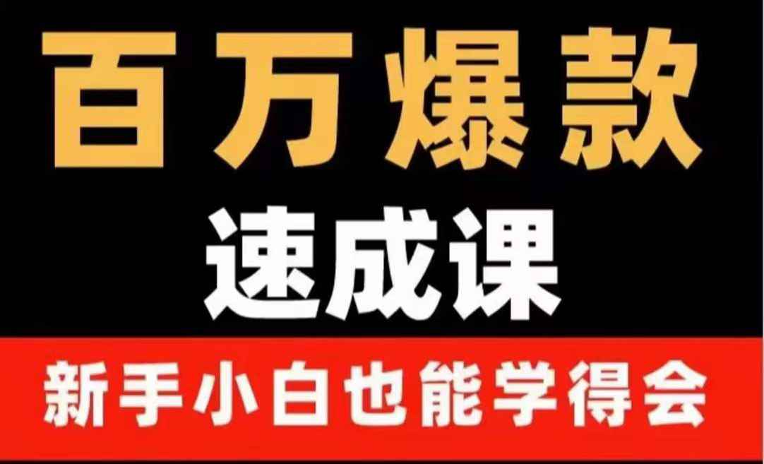 （3911期）百万爆款速成课：用数据思维做爆款，小白也能从0-1打造百万播放视频-咩咩网络