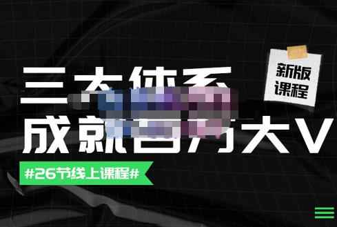 薛辉团队·三大体系成就百万大V【更新至9月】，账号体系/内容体系/运营体系-咩咩网络
