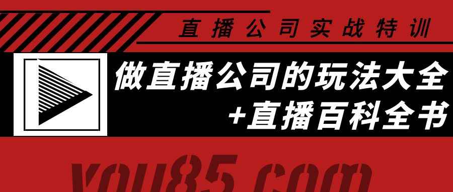 （3799期）老陈·直播公司实战特训：做直播公司的玩法大全+直播百科全书-咩咩网络