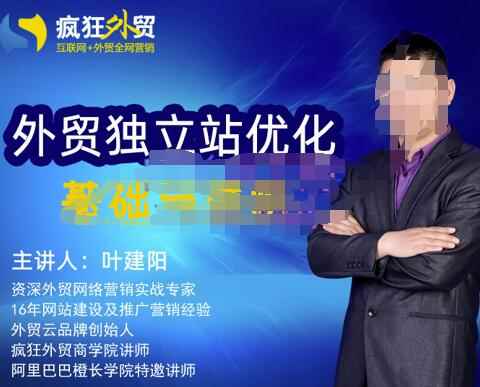 叶建阳老师·外贸独立站优化基础与进阶，外贸独立站SEO入门到精通-咩咩网络