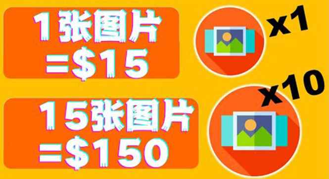 （3561期）分享一个全新的赚钱方式：每幅图片赚$15美元10张图片=150美元！-咩咩网络