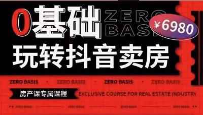 修龙老师·0基础玩转短视频卖房（十九期），短视频+直播双腿走路，实现抖音卖房弯道超车-咩咩网络