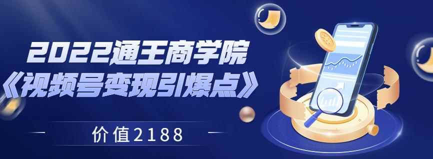 2022通王商学院《视频号变现引爆点》价值2188-咩咩网络
