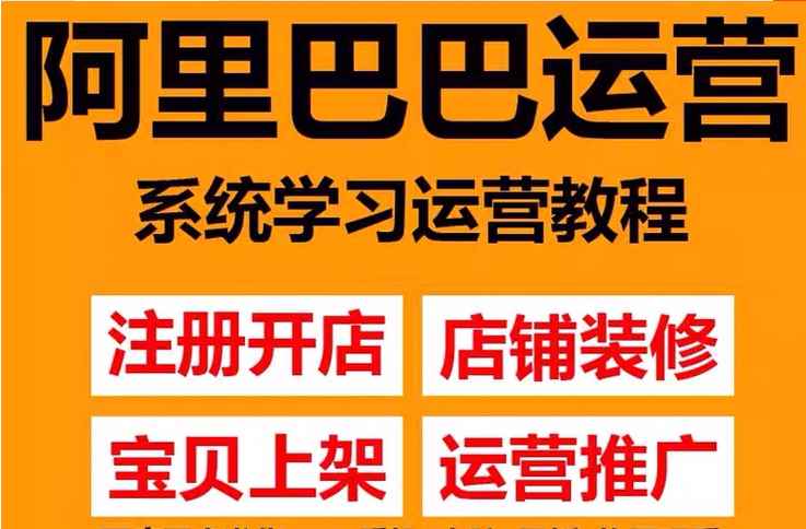 图片[1]-（3349期）阿里巴巴1688运营推广教程新手开店诚信通装修培训视频-咩咩网络