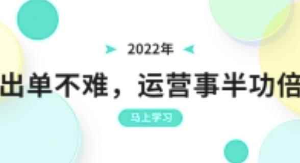 2022年出单不难，运营事半功倍，全新总结，进阶篇！让你拼多多之路不再迷茫-咩咩网络