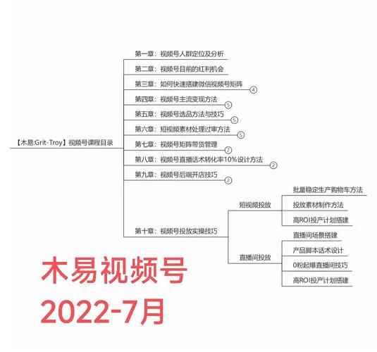 木易·视频号带货训练营：从负债百万到月佣金50W+（价值4980元）-咩咩网络