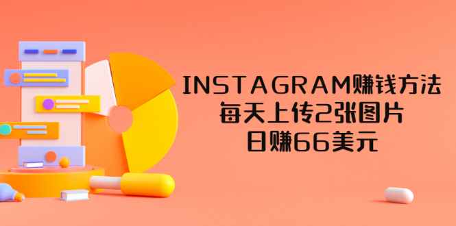 （3196期）INSTAGRAM赚钱方法：每天上传2张图片，日赚66美元（视频教程）-咩咩网络