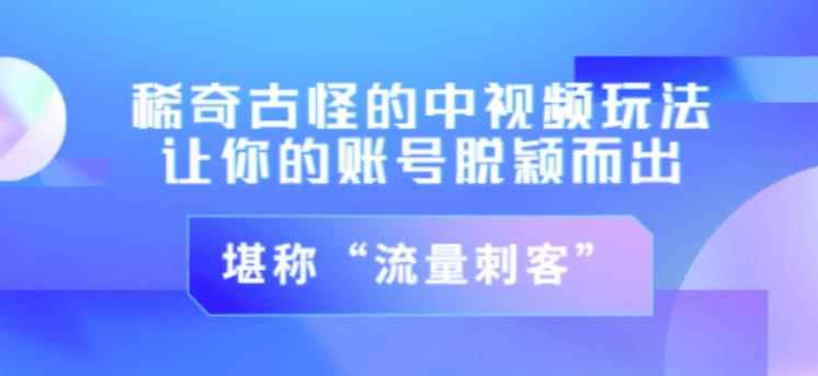不讲李·稀奇古怪的冷门中视频冷门玩法，让你的账号脱颖而出，成为流量刺客！（图文+视频）-咩咩网络