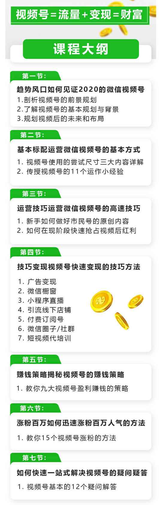 图片[2]-（3020期）玩转微信视频号赚钱：小白变大咖 涨粉百万 实现快速变现1000万的现金流-咩咩网络