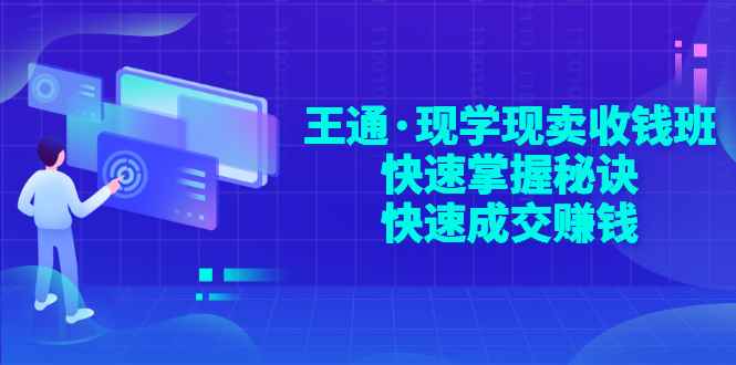 （2904期）王通·现学现卖收钱班，快速掌握秘诀，快速成交赚钱-咩咩网络