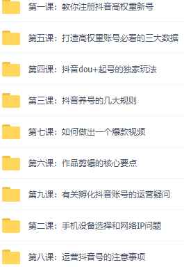 图片[1]-（2887期）抖音独家起号教程，从养号到制作爆款视频【保姆级教程】-咩咩网络
