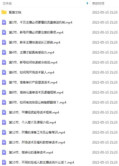 图片[2]-（2676期）从0-1打造运营型的千万级带货主播：主播基础、心态塑造，到直播节奏，话术-咩咩网络