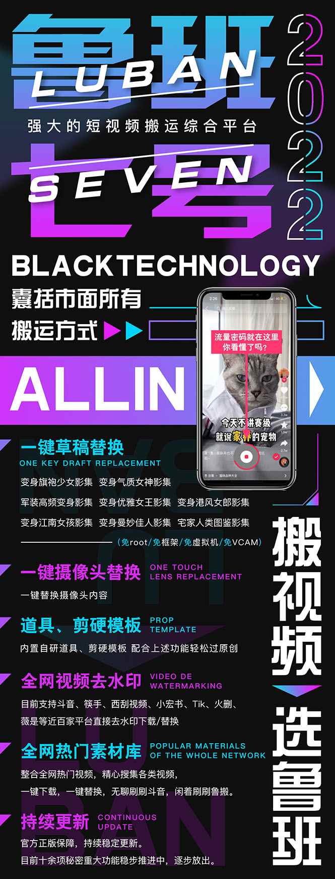 图片[3]-（2622期）最新【鲁搬7号3.0】短视频永久版搬运软件 (突破技术壁垒 碾压一切搬运神器)-咩咩网络