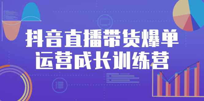 （2559期）抖音直播带货爆单运营成长训练营，手把手教你玩转直播带货-咩咩网络