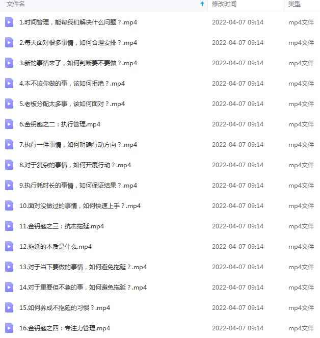 图片[2]-（2493期）《时间管理的5把金钥匙》提升你的时间和生活掌控力 做高效能人士-咩咩网络