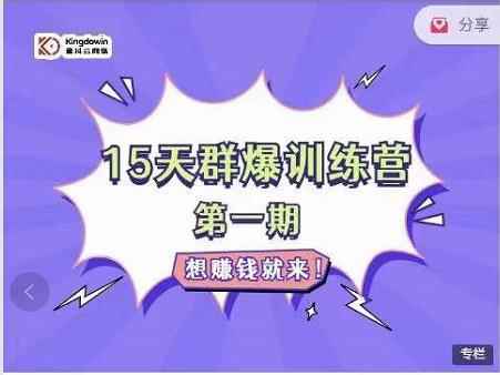 金抖云Peter《15天群爆训练营》，破解抖音玄学，群爆心法，起号方式-咩咩网络