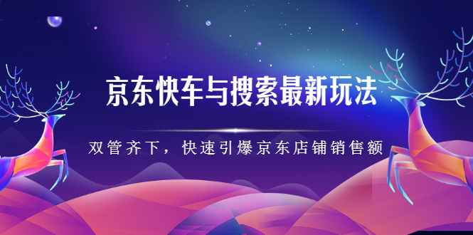 （2291期）京东快车与搜索最新玩法：双管齐下月销百万，快速引爆京东店铺销售额-咩咩网络
