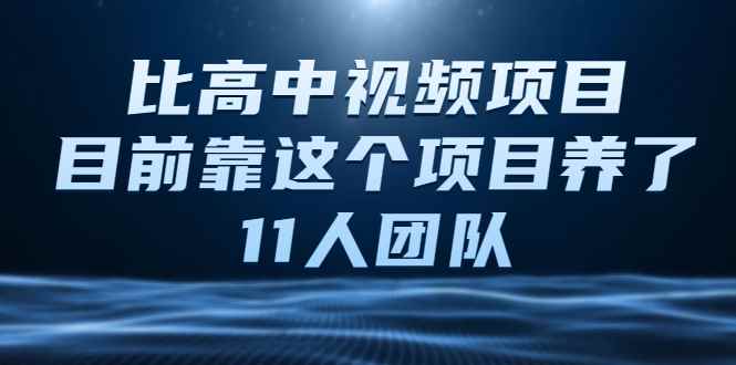 （2136期）中视频项目，目前靠这个项目养了11人团队【视频课程】-咩咩网络