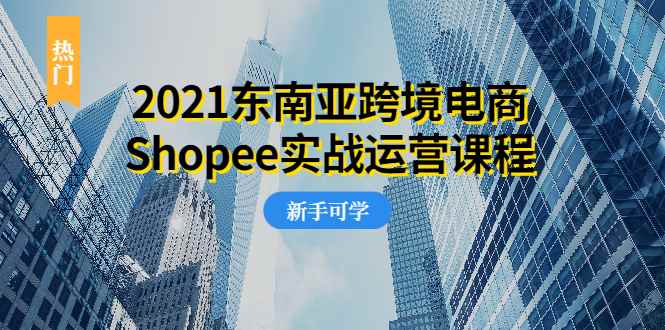 （1951期）2021东南亚跨境电商Shopee实战运营课程，0基础、0经验、0投资的副业项目-咩咩网络