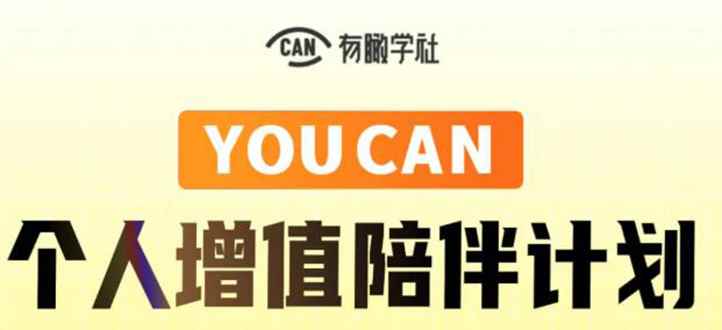 （1883期）YOUCAN个人增值陪伴计划：提升个人“稳定可持续赚钱能力”-咩咩网络