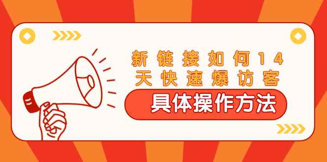 （1669期）进阶战术课：新链接如何14天快速爆访客：具体操作方法（视频教程）-咩咩网络