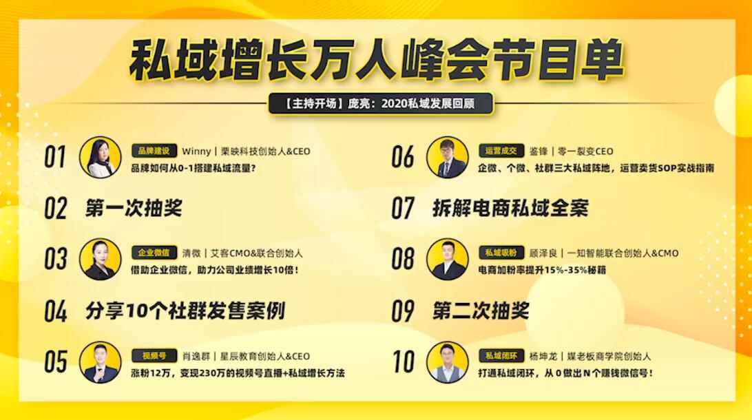 图片[2]-（1661期）2021私域增长万人峰会：新一年私域最新玩法，6个大咖分享他们最新实战经验-咩咩网络