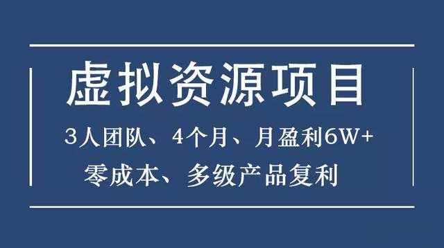 暴疯团队虚拟资源项目-新手、高客单价、多产品复利-咩咩网络