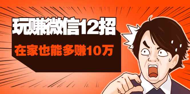 （1577期）玩赚微信12招：这样玩微信，手把手教你没钱没人脉在家也能多赚10万-咩咩网络
