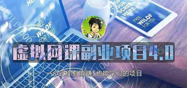 黄岛主虚拟资源副业项目4.0，一个让能让你月赚10000+也能学习的项目-咩咩网络