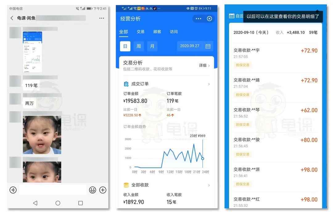 图片[3]-（1557期）龟课·闲鱼无货源电商课程第16期：可单干或批量操作，月入几千到几万-咩咩网络