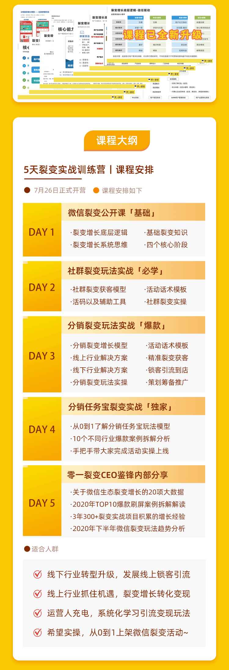 图片[2]-（1450期）《5天裂变实战训练营》1套底层逻辑+3种裂变玩法，2020下半年微信裂变玩法-咩咩网络