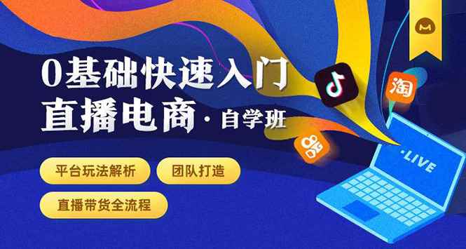 （1435期）0基础快速入门直播电商课程：直播平台玩法解析-团队打造-带货全流程等环节-咩咩网络