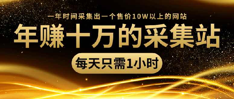 （1418期）年赚十万的采集站，每天1小时，一年采集出一个售价10W的网站（无水印）-咩咩网络