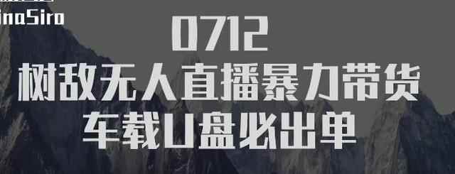 树敌‮习研‬社0712抖音无人直播暴力带货车载U盘必出单，单号单日产出300纯利润-咩咩网络