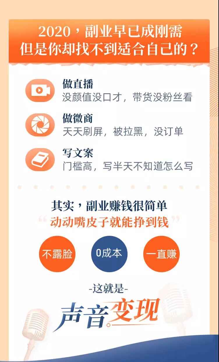 图片[2]-（1401期）每天15分钟，在家做副业【把声音变成钱】声音修炼/变现资源/月入过万-咩咩网络
