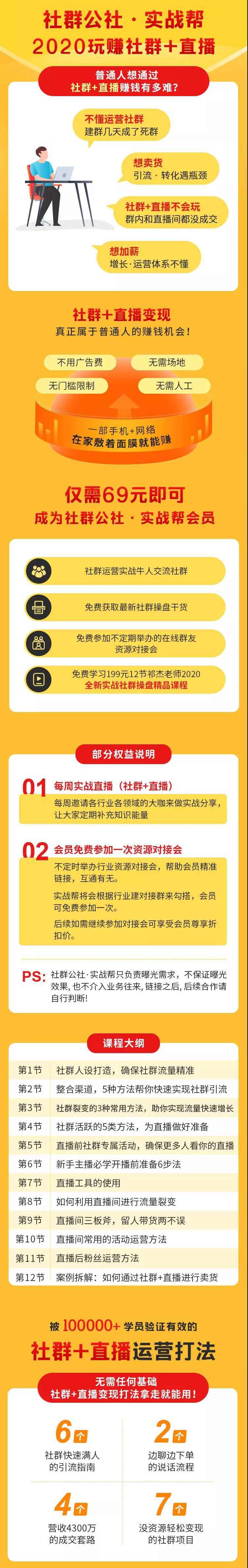 图片[1]-（1393期）2020一起玩赚社群+直播：社群快速满人技术，普通人一部手机+网络在家躺赚-咩咩网络