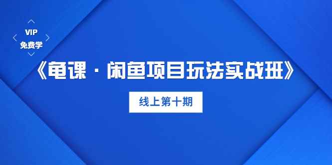图片[1]-（1272期）《闲鱼项目玩法实战班》多号批量操作+一个月赚几万+无上限(完整无水印版)-咩咩网络