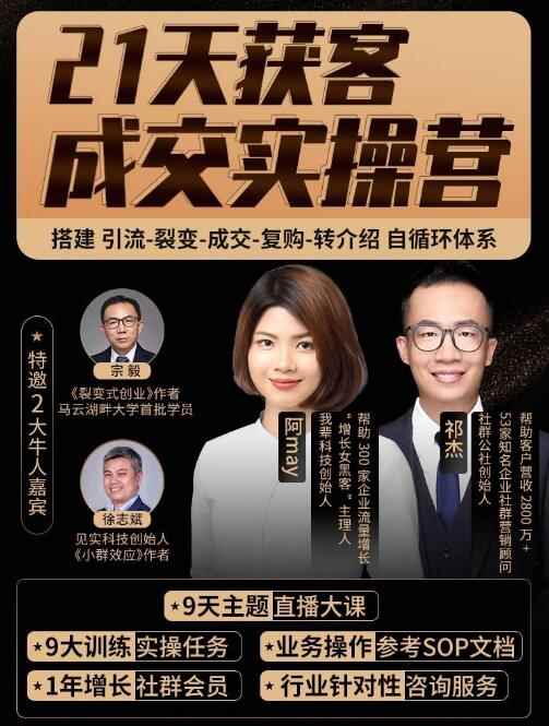 图片[2]-（1135期）21天裂变成交实操营，手把手教你搞定获客和成交两大难题！（更新中）-咩咩网络