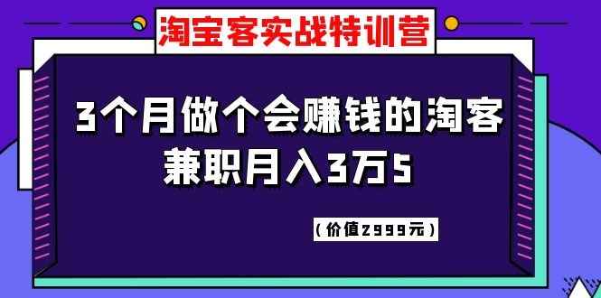 图片[2]-（1119期）淘宝客实战特训营，三个月做个会赚钱的淘客，兼职月入3万5（价值2999元）-咩咩网络