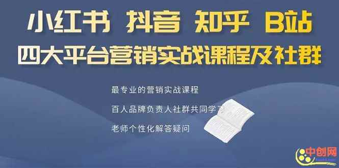 图片[1]-（1068期）小红书、抖音、知乎、B站四大平台，4套营销实战课程及社群操作-咩咩网络