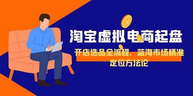 （15159期）淘宝虚拟电商起盘，开店选品全流程，蓝海市场精准定位方法论-咩咩网络