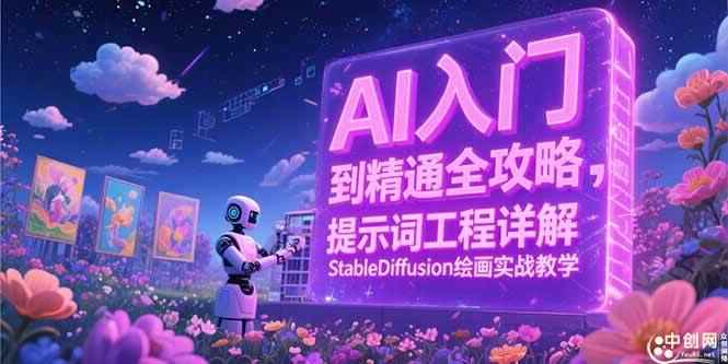 （15181期）AI入门到精通全攻略，提示词工程详解，StableDiffusion绘画实战教学-咩咩网络