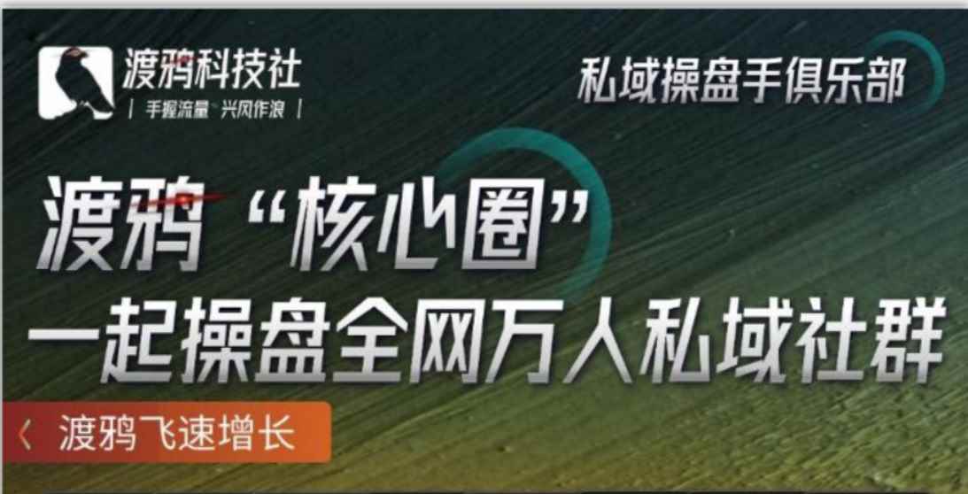 （15218期）渡鸦科技社-会员权益介绍-视频教程展示-咩咩网络