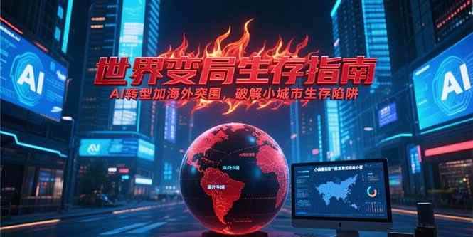 （15220期）付费文章《世界变局生存指南，AI转型加海外突围，破解小城市生存陷阱》-咩咩网络